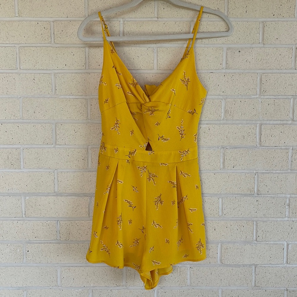 Yellow romper